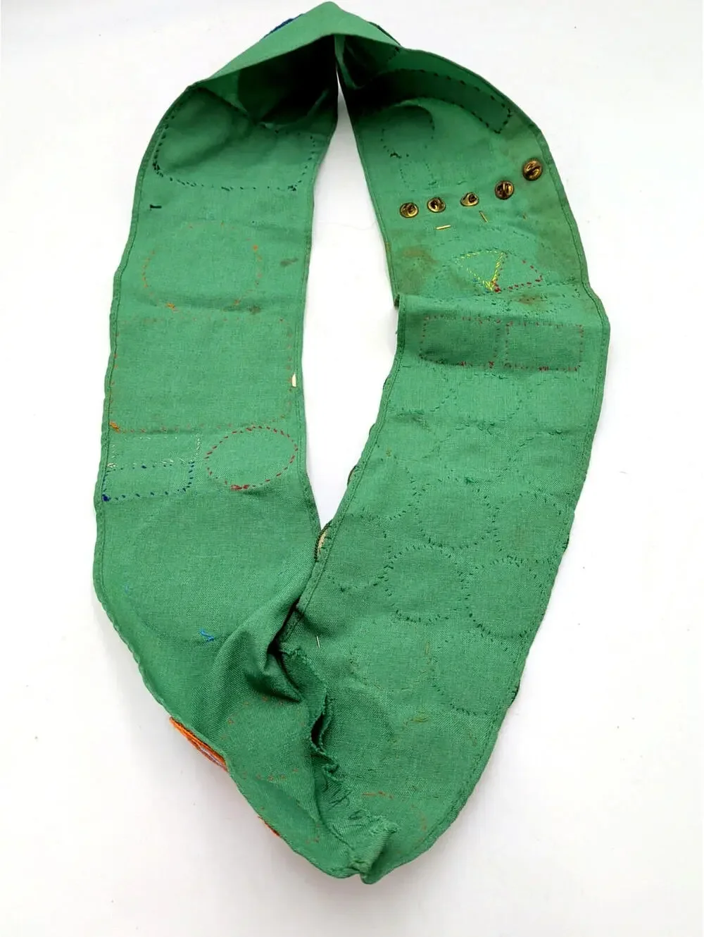 VTG 70s Girl Scout Uniform Sash +Badges Pins Patches Troop 589 Suncoast Catholic - Picture 9 of 10